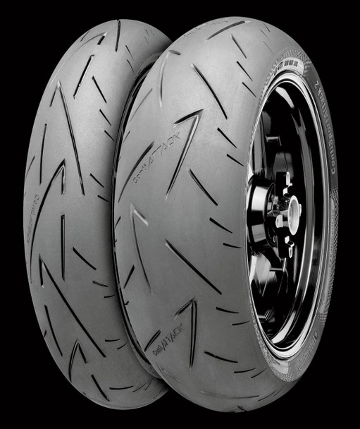 CONTINENTAL - 03020593 - Tire - ContiSportAttack 2 - Rear - 190/55ZR17 - (75W)