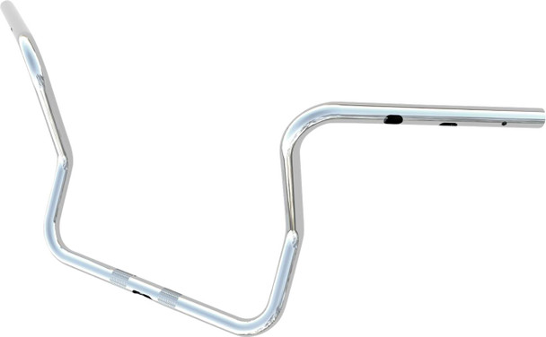 MAGNUM SHIELDING - 06017004 - 1" Handlebar - Bagger - 10" Rise - Chrome