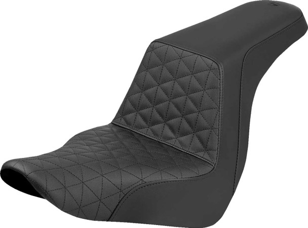 Saddlemen - Black Tri-Gripper Step-Up Seat fits '18-'25 FXLR/​FXLRS/​FXLRST, '18-'21 FLSB Models