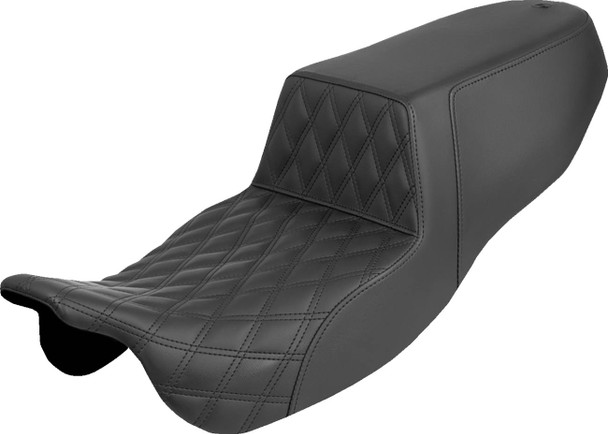 SADDLEMEN - 08012155 - Step-Up Seat - Front Lattice Stitch - FLRT/FLTRT '15-'25