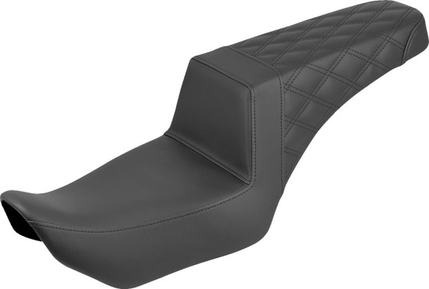 SADDLEMEN - 08040845 - Step-Up Seat - Rear Lattice Stitch - Nightster '22-'25