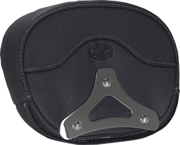 MUSTANG - 08220647 - Deluxe Sissy Bar Pad - Diamond - Gunmetal Stitch - FLT/FLH '23-'25