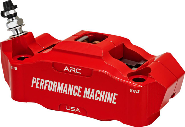 PERFORMANCE MACHINE (PM) - 17010816 - Radial Mount Caliper - Front Left - Red