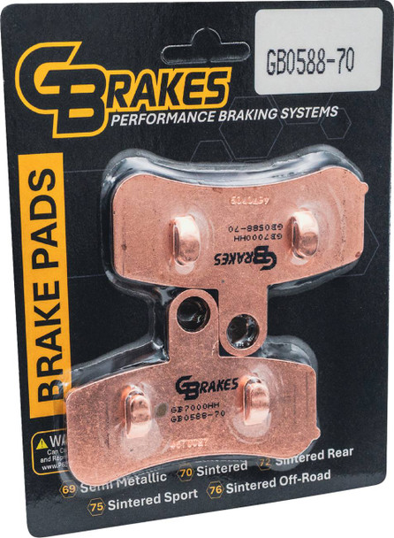 GBRAKES - 17220978 - Brake Pad - HH Sintered