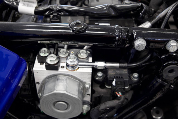 FAT BAGGERS INC. - 17416846 - EZ Install Brake Line - 67" - Black Braid