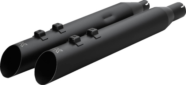 KHROME WERKS - 18011863 - HP-Plus® Slip-On Mufflers - Slash-Up - 4"- M8 - Black