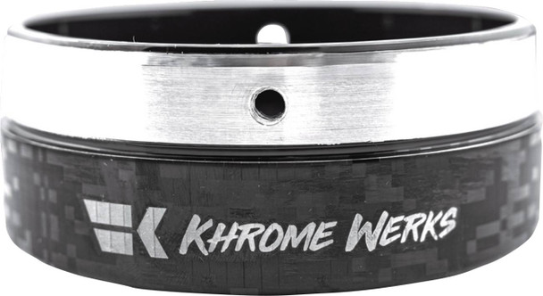 KHROME WERKS - 18602573 - Exhaust End Cap - Billet Cut Tip - Digital Camo - 4-1/2"