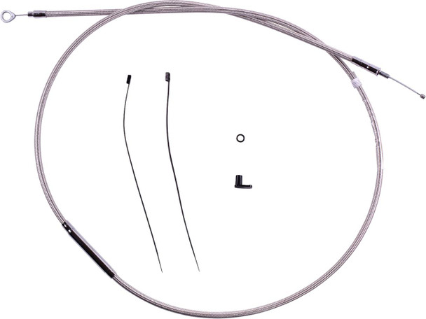MAGNUM SHIELDING - 06523445 - Redesigned Polished Stainless Clutch Cable - 73-3/4"