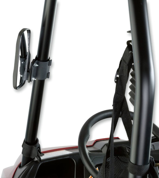 Moose Offroad - 06401087 - Mirrors - Side View - Rectangle - Black - 2"