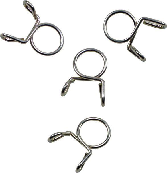 All Balls - 24011291 - Refill Clamp Kit - Fuel Line/Wire - Parallel Ear - Gold - 9 mm - 4 Pack