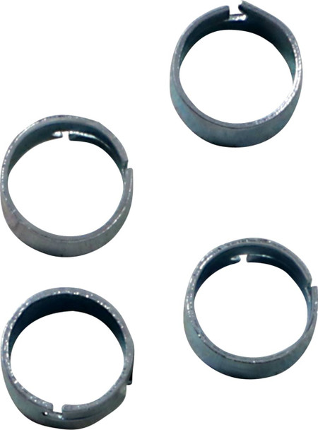 All Balls - 24011298 - Refill Clamp Kit - Fuel Line/Band - Earless - Silver - 10 mm - 4 Pack