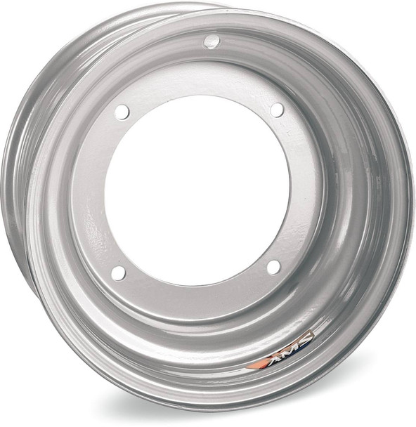Ams - 02310015 - Steel Wheel - Rear - Chrome - 10x8 - 4/110 - 3+5