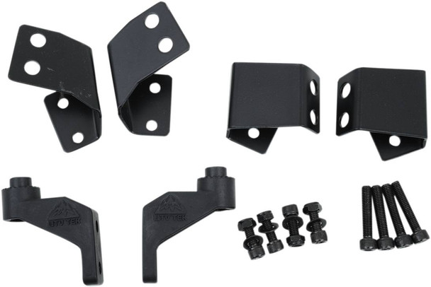 Atv-Tek - 23170408 - Adapter - Mirror/Side View - Roll Cage - Black - Kit