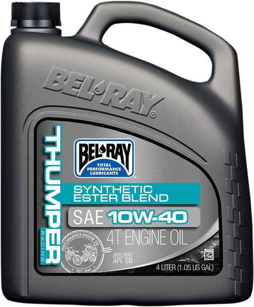 Bel-Ray - 36010142 - Thumper Synthetic Blend 4T Oil - 10W-40 - 4L