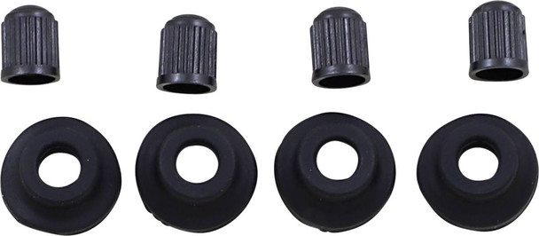 Bolt - 03610064 - Valve Stem Grommet/Cap - Black - 4 Pack