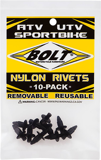 Bolt - 05210876 - Push Rivets - M6 - 10 Pack