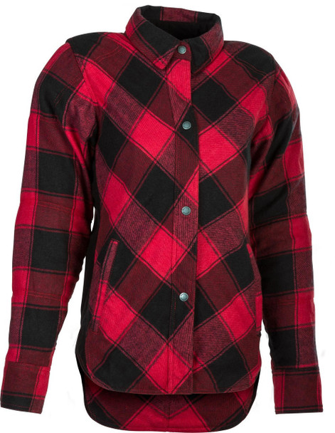  Highway 21 Women's Rogue Flannel - Red/Blk 