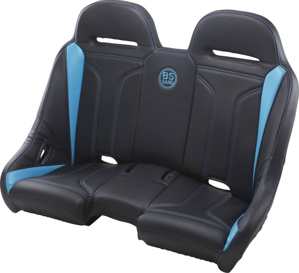 Bs Sand - 08120131 - Extreme Bench Seat - Double T - Black/Titanium Blue