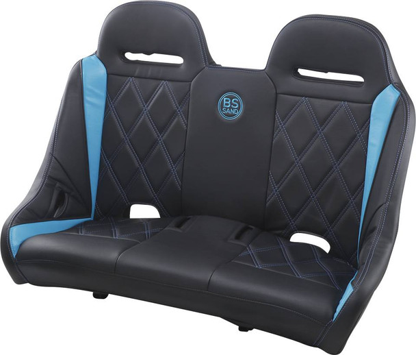 Bs Sand - 08120132 - Extreme Bench Seat - Big Diamond - Black/Titanium Blue
