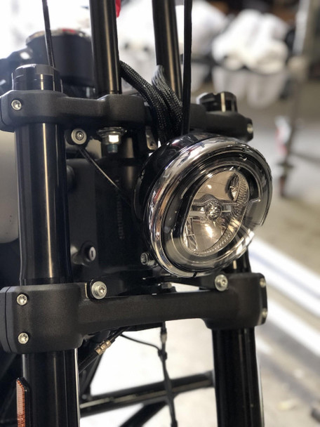 Bung King - 2018 Fat Bob Headlight Conversion Bracket