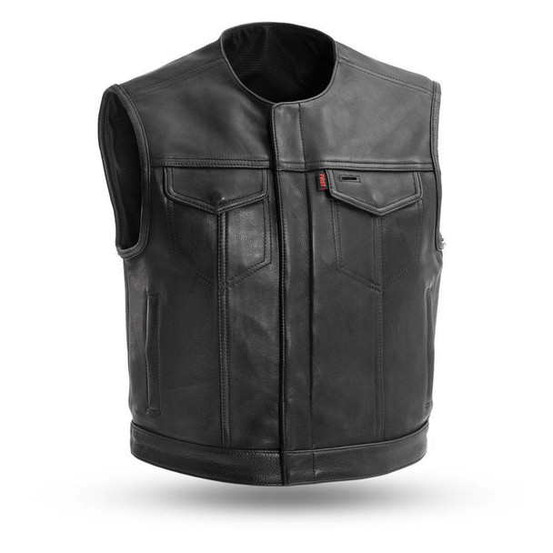  First Mfg Lowside Leather Vest 