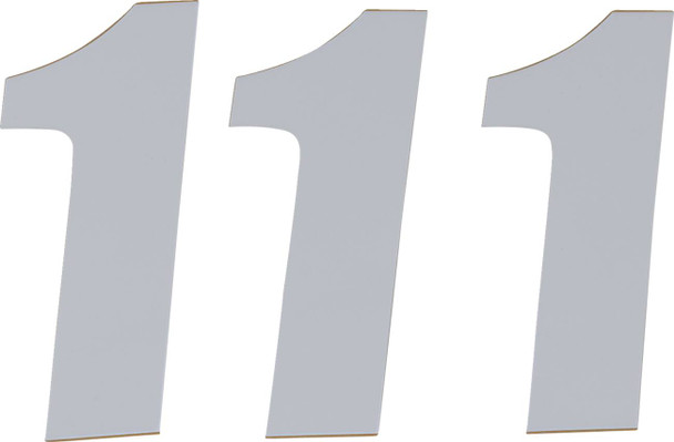 D'Cor Visuals - 43100852 - SX Plate Number - #1 - White - 6"