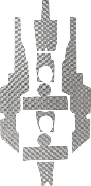 Dei - 05212099 - Heat Shield Kit - Center Console - RZR 4 Seat