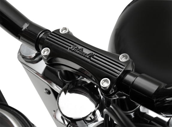 Biltwell - Motorcycle Handlebar Thunder Risers - Black