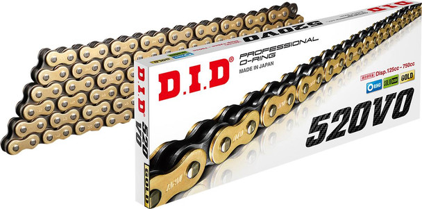 Did - 12220627 - 520 VO Drive Chain - Gold & Black - 100 Link