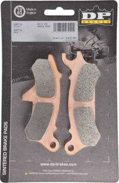 Dp Brakes - 17213649 - Sintered Brake Pads - Kawasaki Ridge Ranch - Front Left