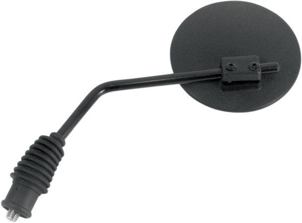 Emgo - 06400066 - Mirror - Enduro - Side View - Round - Black - Each