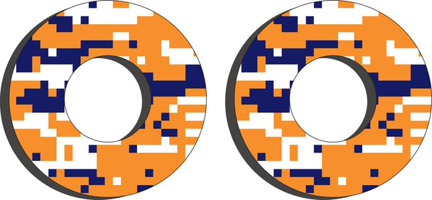 Factory Effex - 06302412 - Grip Donuts - KTM Orange/Blue