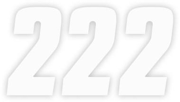 Factory Effex - 43100276 - FX Factory Number 2 - White - 6" Factory Effex - 43100276 - FX Factory Number 2 - White - 6"