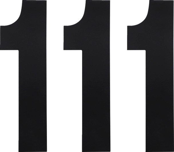 Factory Effex - FX024451 - FX Number 1 - Black - 6"