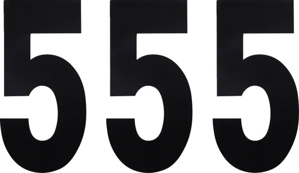 Factory Effex - FX024455 - FX Number 5 - Black - 6"
