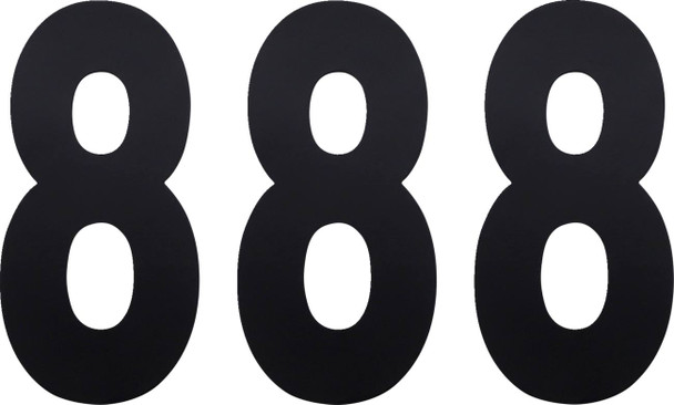 Factory Effex - FX024458 - FX Number 8 - Black - 6"