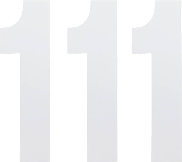 Factory Effex - FX024461 - FX Number 1 - White - 6"