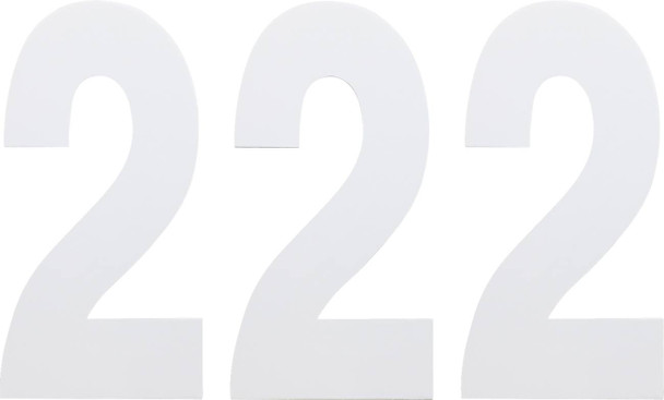 Factory Effex - FX024462 - FX Number 2 - White - 6"