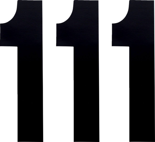 Factory Effex - FX024471 - FX Number 1 - Black - 8"