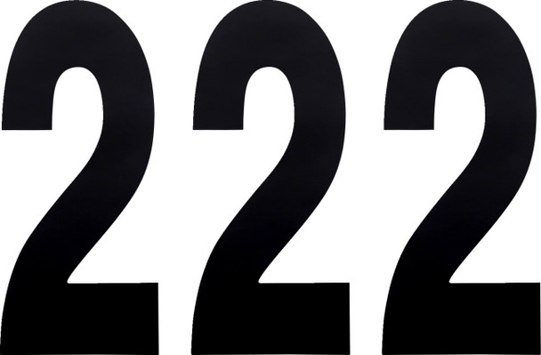 Factory Effex - FX024472 - FX Number 2 - Black - 8"