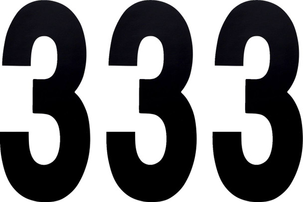 Factory Effex - FX024473 - FX Number 3 -Black - 8"