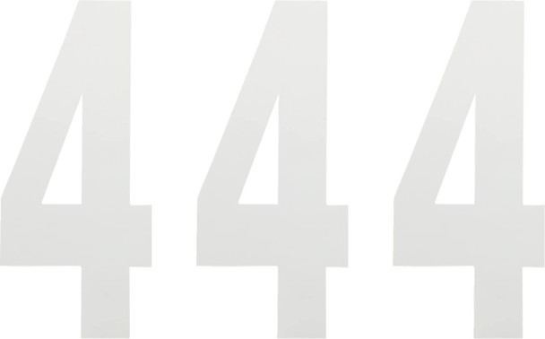 Factory Effex - FX024484 - FX Number 4 - White - 8"