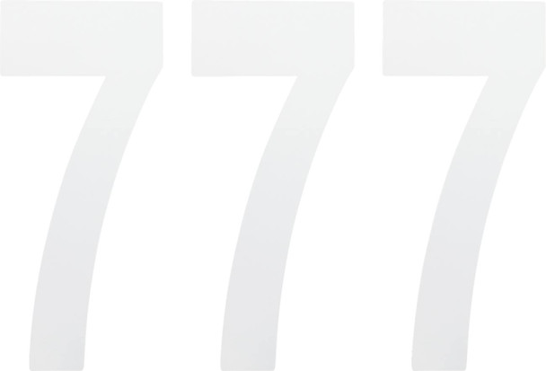 Factory Effex - FX024487 - FX Number 7 - White - 8"