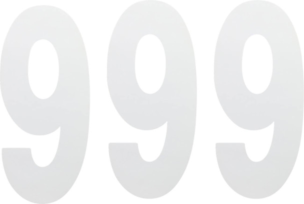 Factory Effex - FX024489 - FX Number 9 - White - 8"