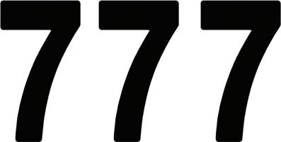 Factory Effex - FX030277 - Mini Pro Number 7 - Black - 5"