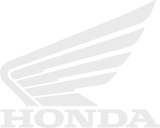 Factory Effex - FX042692 - Logo Decals - HONDA Wing - White - 3 Pack