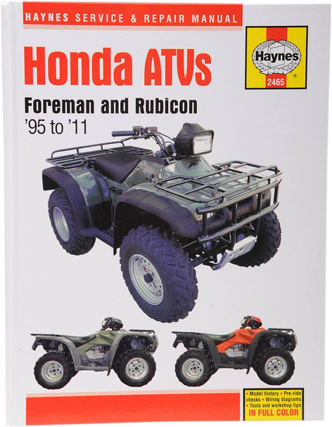 Haynes - HM2465 - Manual - Honda - TRX400 / TRX450S / TRX500 / ES Foreman