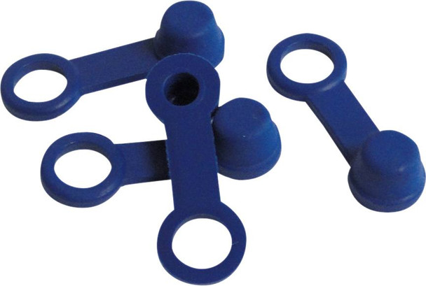 Helix - 07030888 - Brake Bleeder Caps - Blue - 4-Pack