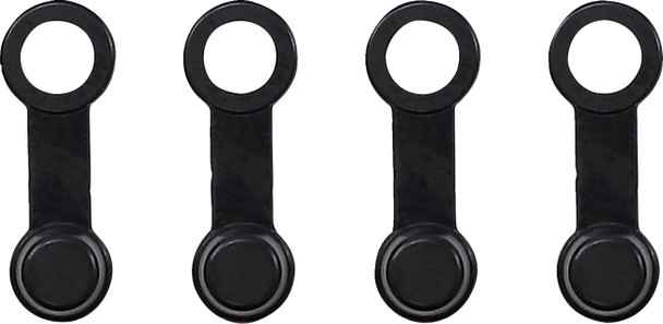 Helix - 07030889 - Brake Bleeder Caps - Black - 4-Pack