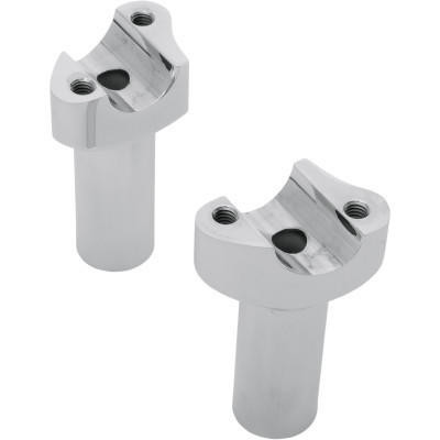 Drag Specialties 3.5" Forged Aluminum Handlebar Risers - Chrome